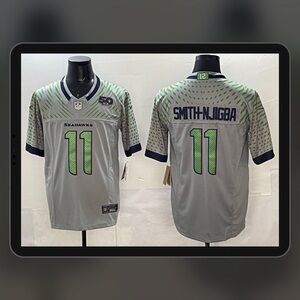 Men's Seattle Seahawks Jaxon Smith-Njigba 2025 Rivalries Collection FUSE Jersey